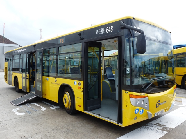 La Empresa de Autobuses Urbanos (Guaguas) lo completa
proceso de accesibilidad de toda su flota en Gran Canaria