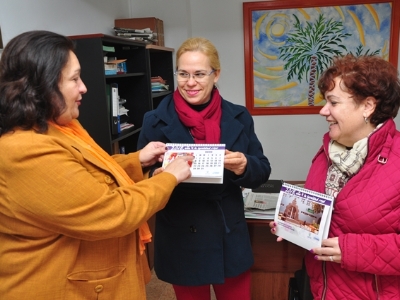 Entrega de Calendarios por la Igualdad