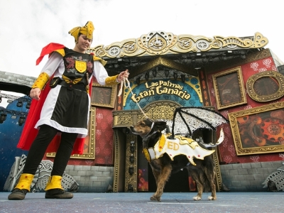 segundo premio Niña Carnaval canino 2018