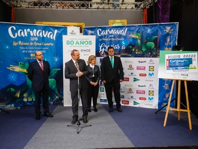 El Carnaval en el cupón de la ONCE del día 11 de febrero