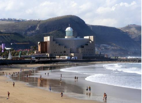 Playa de las canteras y Auditorio