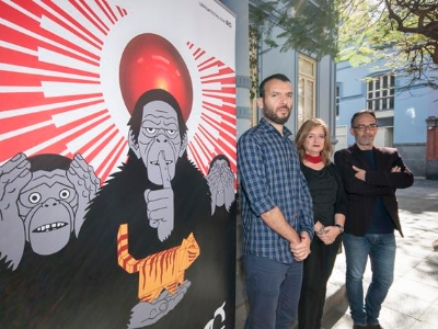 Presentación del cartel del 18 Festival Internacional de Cine de Las Palmas de GC en el Quegles 2