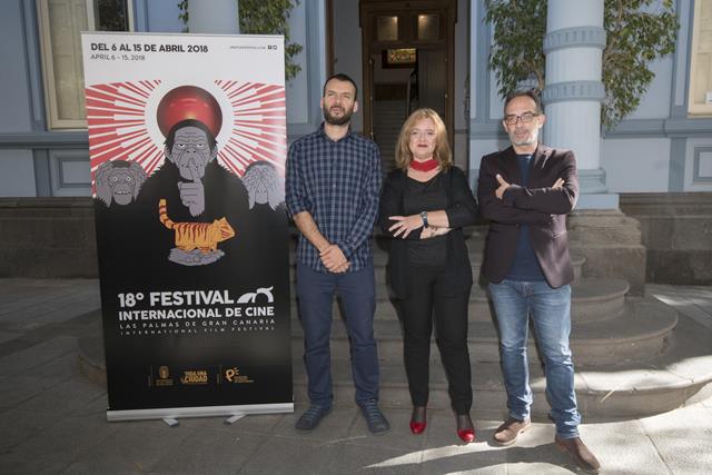Presentación del cartel del 18 Festival Internacional de Cine de Las Palmas de GC en el Quegles