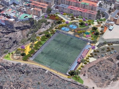Infografías parques deportivos de Lomo Blanco y el antiguo Estadio Insular 2