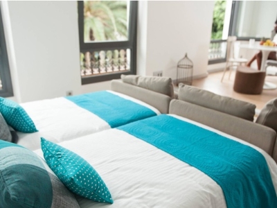 Habitación del hotel bed&chic publicada en El Viajero