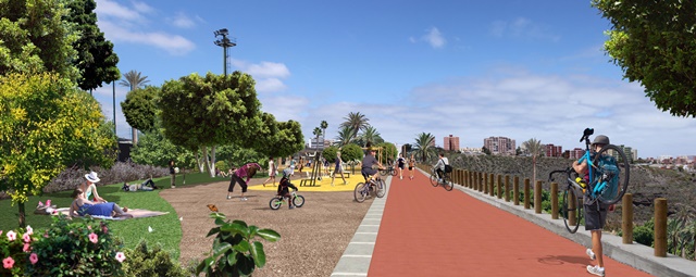 Nuevo parque deportivo y de ocio de Lomo Blanco