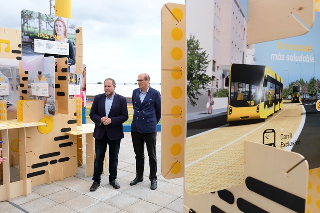 Una muestra en la Ciudad Deportiva Gran Canaria avanza el futuro del Cono Sur con la llegada de la MetroGuagua
