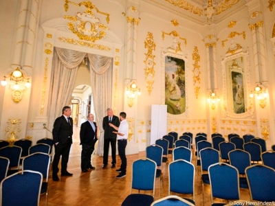 Presentación de visitas guiadas al Gabinete Literario Salón Dorado