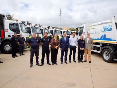 Limpieza municipal incorpora 11 nuevos vehículos para rejuvenecer la flota