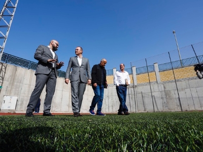 El Ayuntamiento actúa en 15 campos de fútbol tras la puesta en marcha del nuevo contrato de mantenimiento de los terrenos de juego 2