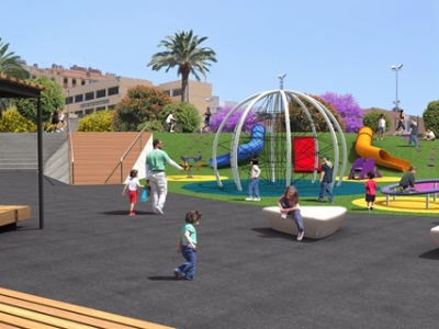 El Ayuntamiento adjudica a la UTE  Tecopsa, S.A.-OPC S.L. la construcción del nuevo parque deportivo y de ocio de Lomo Blanco 2