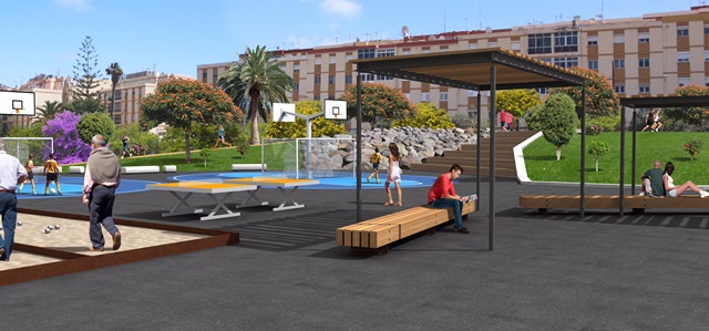 El Ayuntamiento adjudica a la UTE  Tecopsa, S.A.-OPC S.L. la construcción del nuevo parque deportivo y de ocio de Lomo Blanco 3