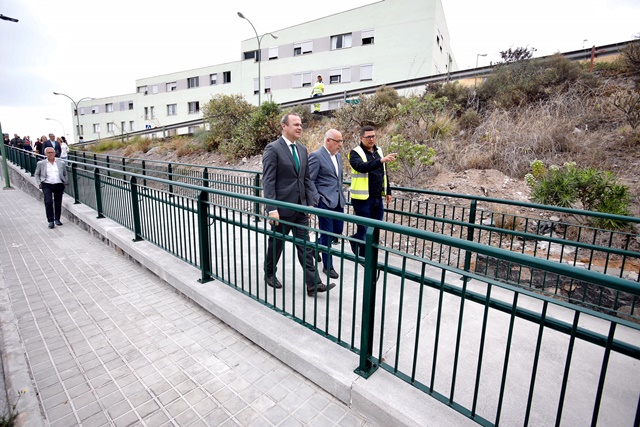 La finalización de la segunda fase de las obras de accesibilidad en El Lasso mejora la movilidad en el barrio