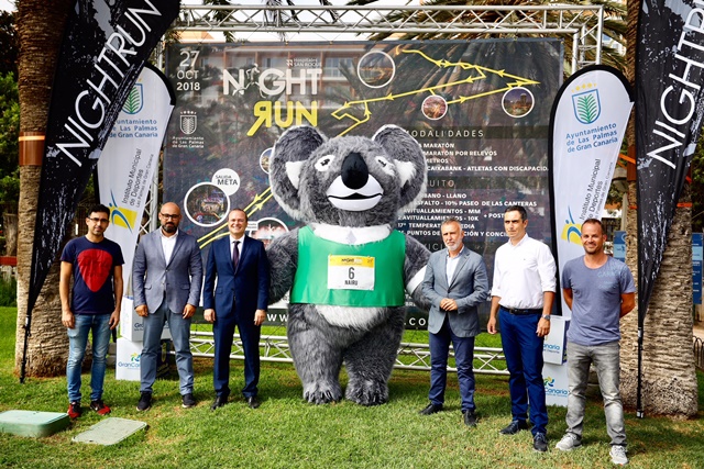 Presentación de la nueva camiseta y mascota de la LPA Night Run 2018 3