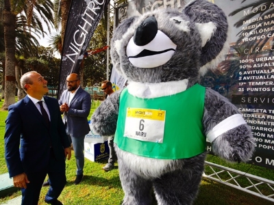 Presentación de la nueva camiseta y mascota de la LPA Night Run 2018
