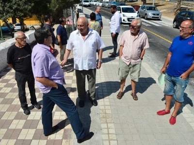El Ayuntamiento culminará el próximo el mes las obras de mejora de la accesibilidad en Divina Pastora, Las Gaviotas y Miller 2