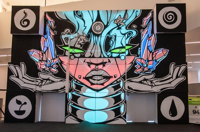 Grafiti realizado por Richard Santana