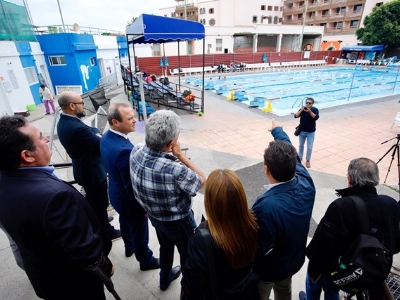 Las piscinas Julio Navarro comienzan su transformación para modernizarse y ampliar los jardines del parque Doramas 3