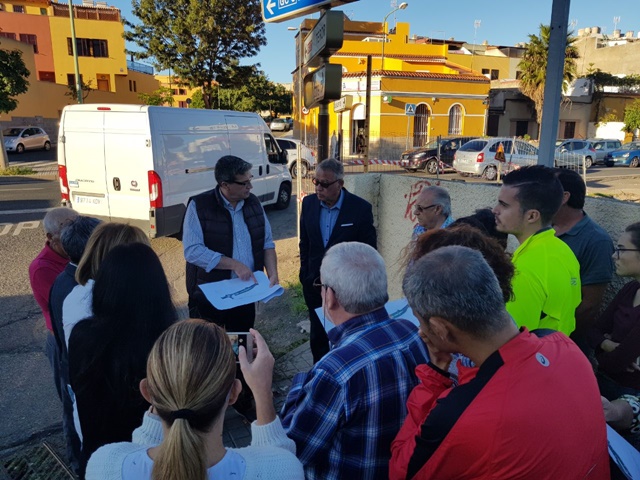 El Ayuntamiento inicia la construcción de dos proyectos de mejora de vías y aceras en Tamaraceite con una inversión de 1,4 millones de euros