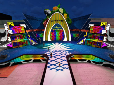 escenario del Carnaval de «Una noche en Río»