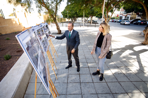 Hidalgo destaca el avance en movilidad y accesibilidad que supone el nuevo itinerario peatonal en la subida a El Lasso