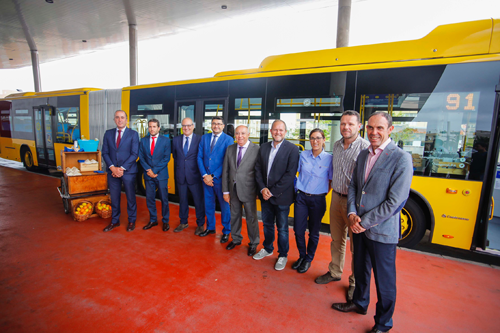 Guaguas Municipales presenta 14 nuevos vehículos articulados, destinados a potenciar las líneas de mayor ocupación
