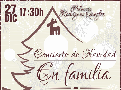 El Palacete Rodríguez Quegles despide el año con música y teatro para los más pequeños