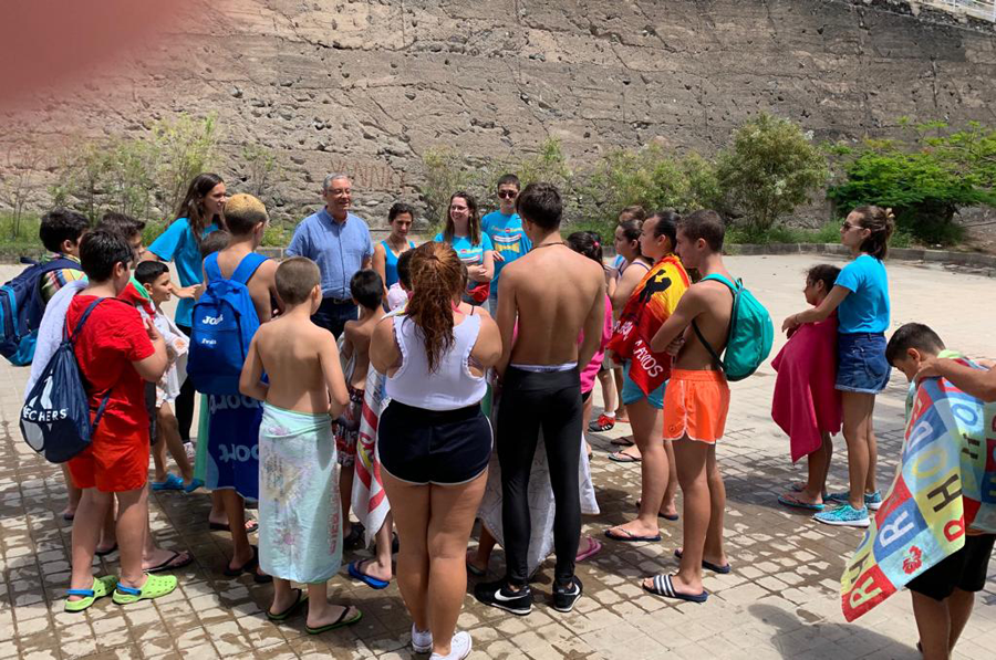 Medio centenar de niños disfrutan del Campus solidario de Verano de El Batán