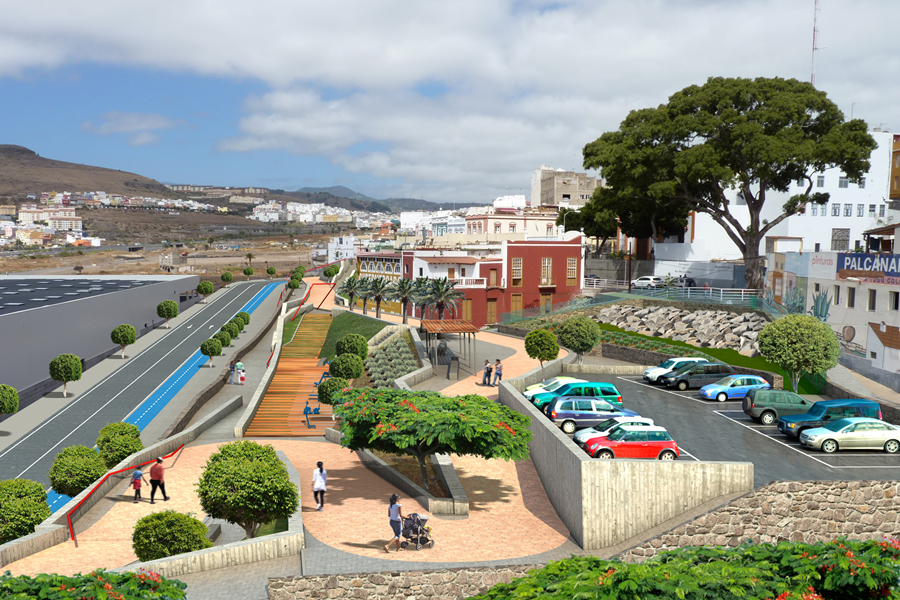 El Ayuntamiento realiza una decena de actuaciones planteadas en el diagnóstico participativo del Casco Histórico de Tamaraceite
