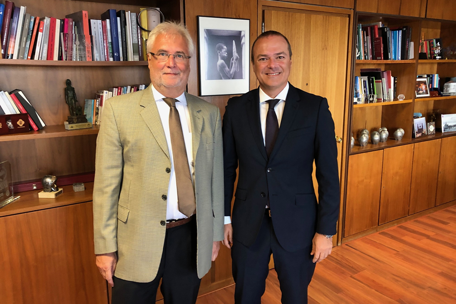 El alcalde se reúne con el nuevo cónsul de Alemania en Las Palmas de Gran Canaria