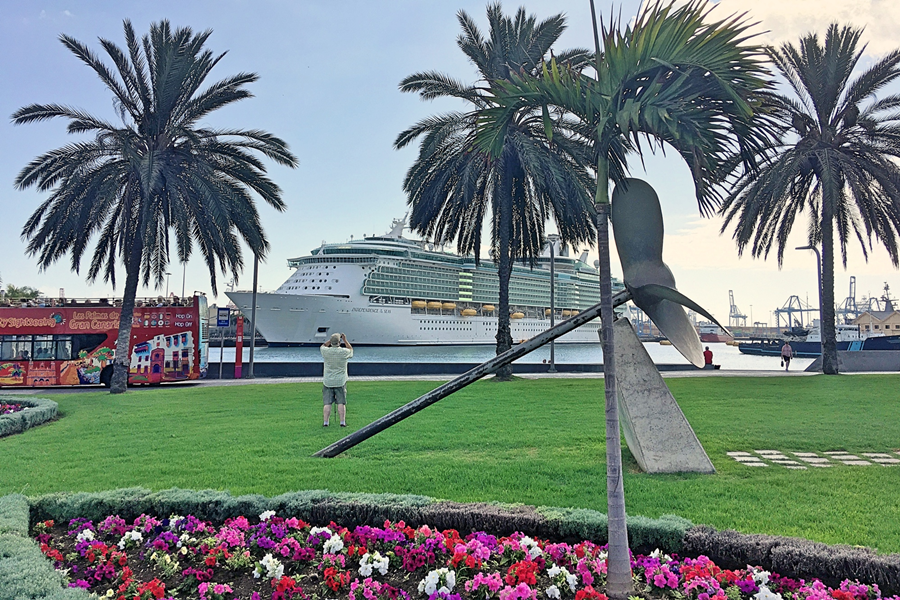 Las Palmas de Gran Canaria recibe en estos días al Boudicca, el Azura, el Independence of the Seas y el Sapphire Princess