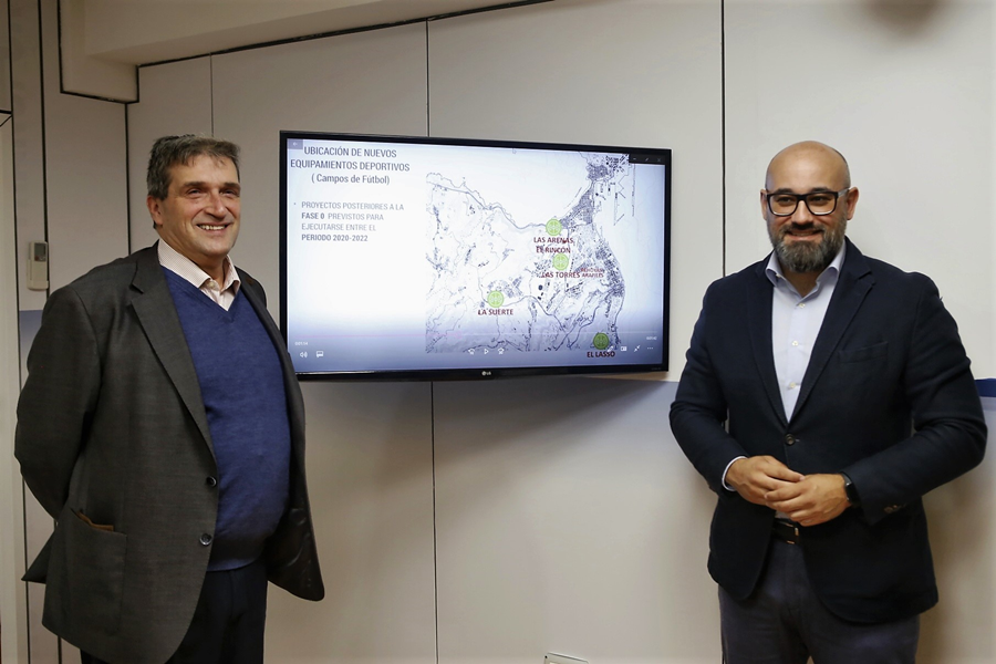 El Ayuntamiento construirá cinco nuevos campos de fútbol para potenciar la actividad deportiva en los cinco distritos