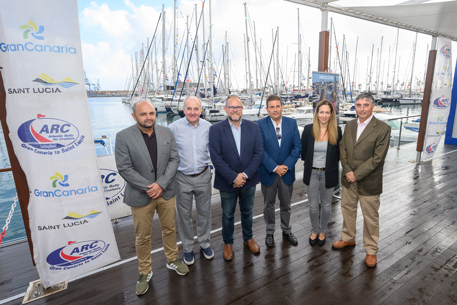 La flota de la Atlantic Rally for Cruisers celebra en Las Palmas de Gran Canaria el 500 aniversario de la primera circunnavegación  de la Tierra