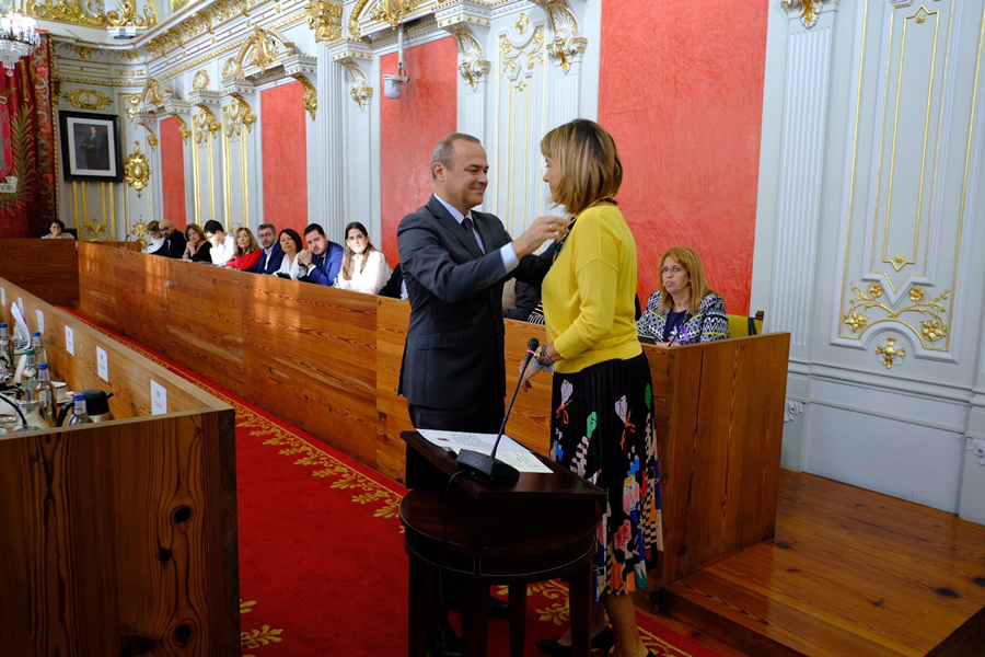 Lidia Cáceres toma posesión como concejala del Ayuntamiento de Las Palmas de Gran Canaria