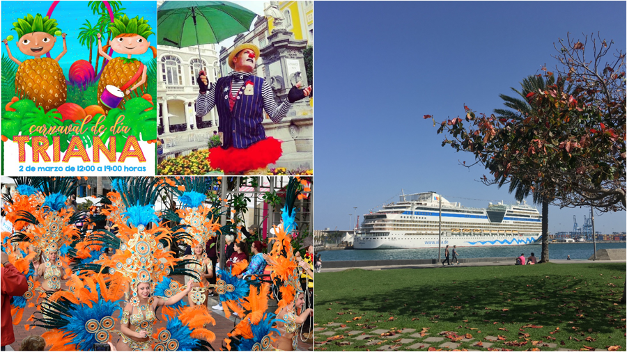 Los cruceros suman turistas al ambiente que vive la capital en el fin de semana grande de Carnaval