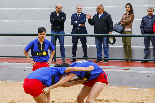 El Ayuntamiento invierte 90.000 euros en reformar y mejorar las instalaciones de lucha canaria del López Socas