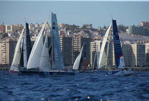 La Mini Transat  comienza a promocionar su edición 2019 con escala en Las Palmas de  Gran Canaria