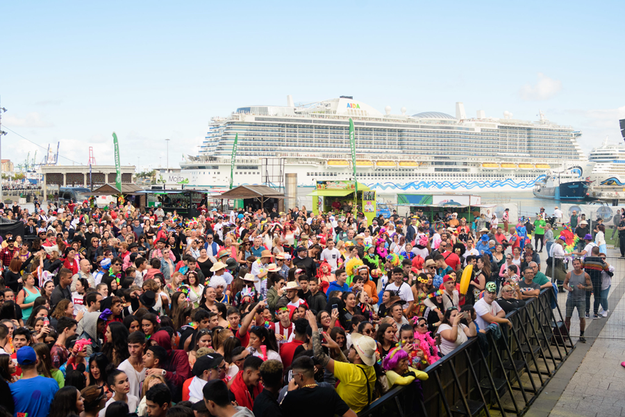 Los cruceros se apuntan al fin de semana grande del Carnaval