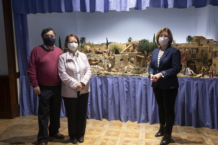 Los nacimientos en el Palacete Rodríguez Quegles y en el Castillo de Mata abren al público mañana viernes