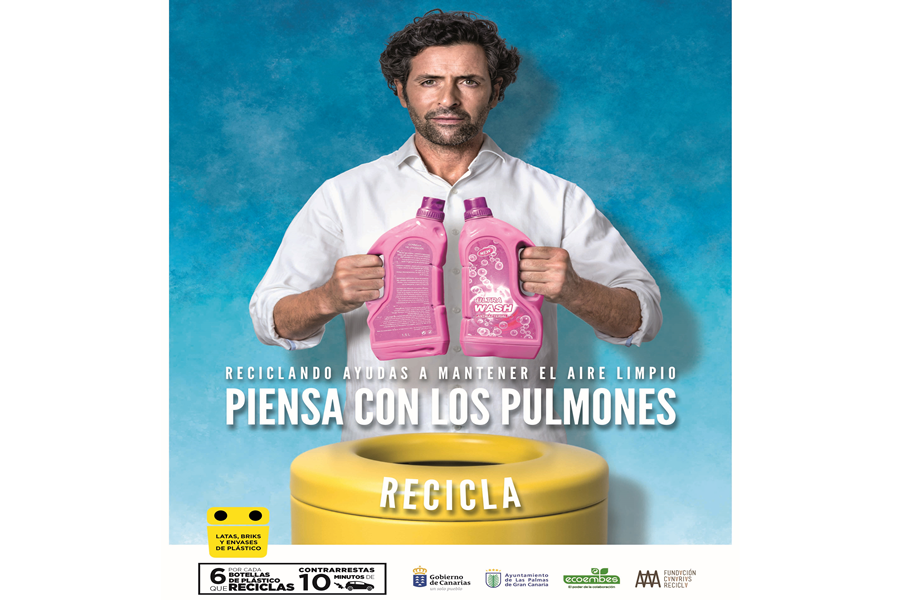 El Ayuntamiento lanza la campaña Las Palmas de Gran Canaria piensa con los pulmones para concienciar sobre el reciclaje