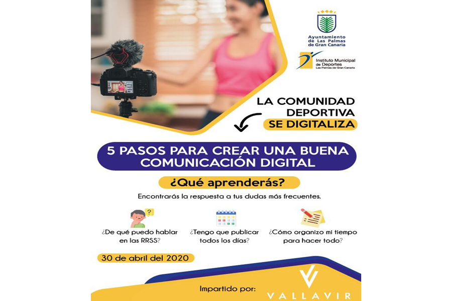 Más de un centenar de clubes y asociaciones participan en el primer seminario online del IMD sobre comunicación digital