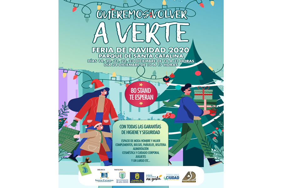 El Ayuntamiento pone en marcha la feria navideña "Queremos volver a verte" en el Parque de Santa Catalina