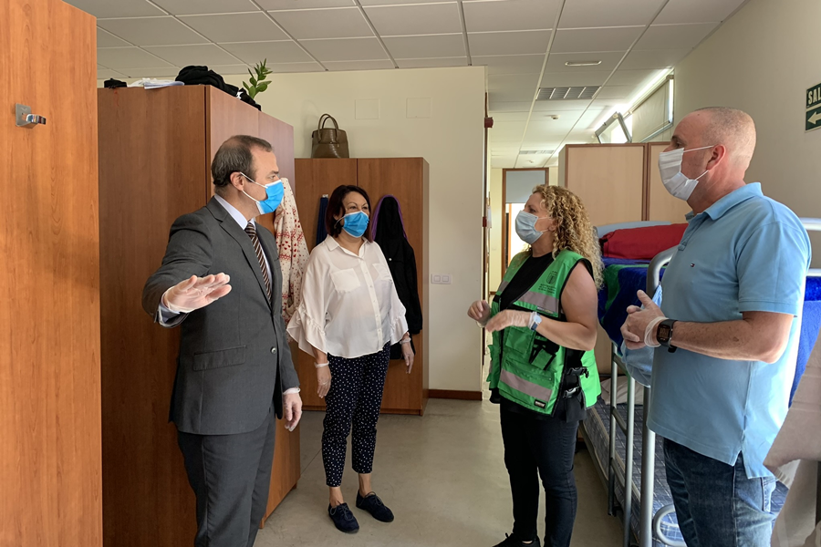 Las Palmas de Gran Canaria aloja durante la crisis del COVID-19 a más de 300 personas sin hogar