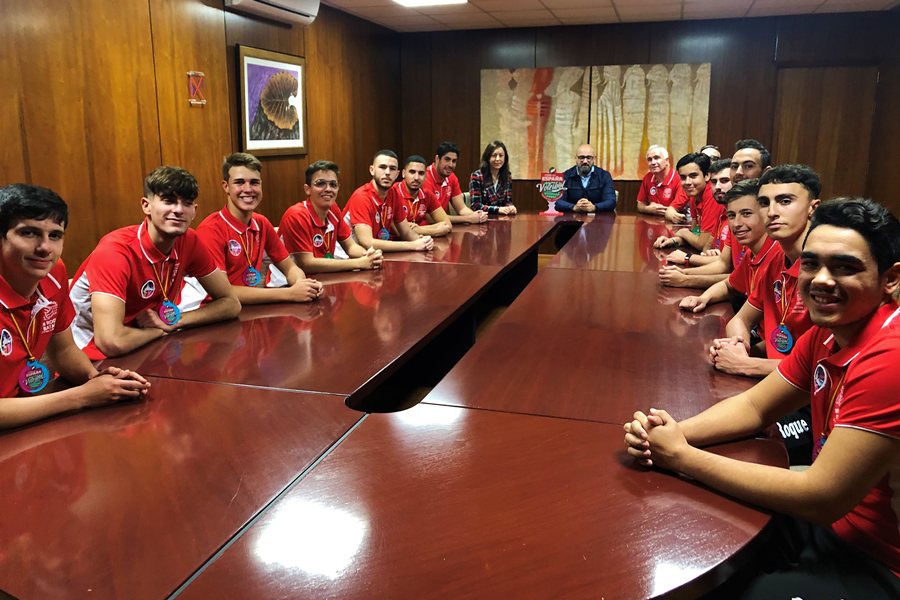 Romero felicita al San Roque-Batán, campeón de la Copa de España Juvenil de Voleibol