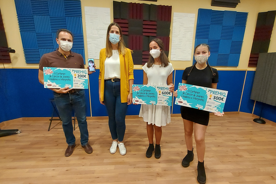 El Ayuntamiento premia las mejores canciones del certamen para jóvenes creadores e intérpretes