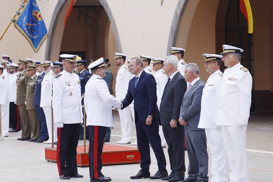 Hidalgo recibe la distinción "Amigo de la Infantería de Marina" en el 483º aniversario de la creación del cuerpo