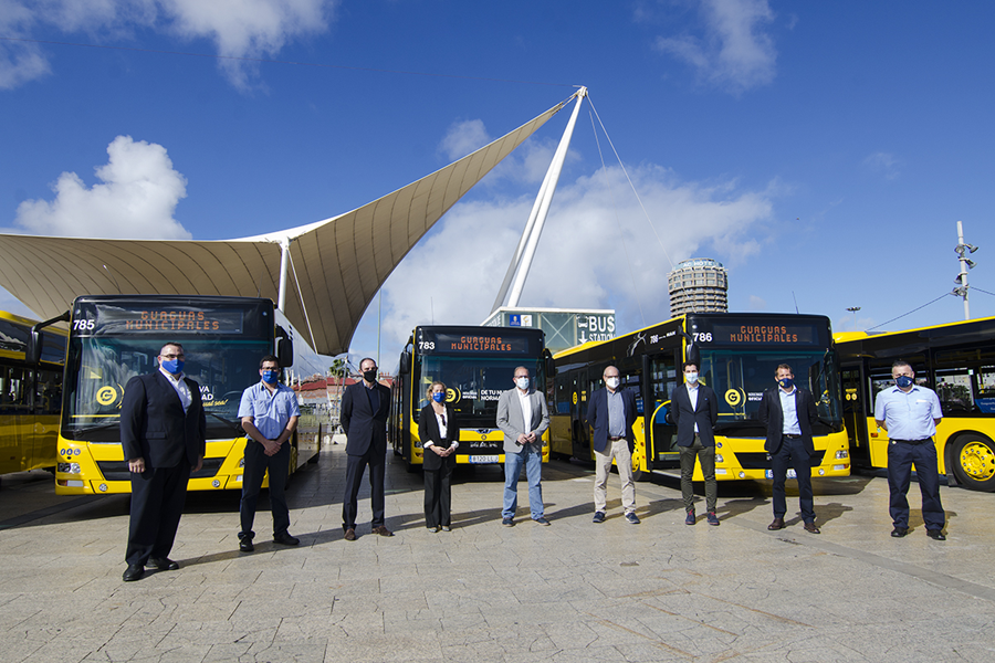 Guaguas Municipales incorpora 24 vehículos MAN de doce metros y emprende la renovación más ambiciosa de flota en la última década