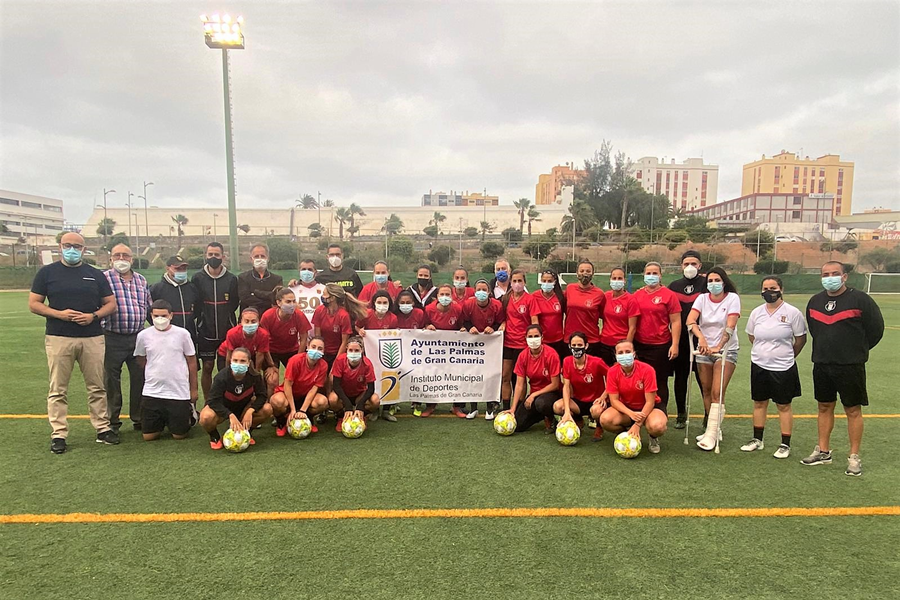 El IMD refrenda su apoyo al Unión Viera Femenino en su eliminatoria de ascenso a la categoría Reto Iberdrola