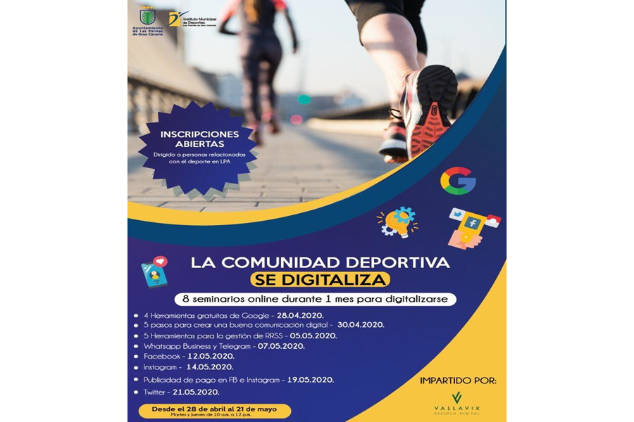 La comunidad deportiva se digitaliza con los seminarios online del IMD