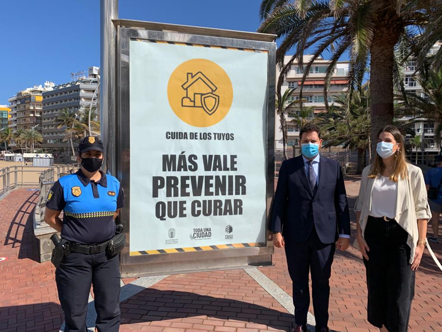 Las Palmas de Gran Canaria lanza una campaña para luchar contra la COVID-19 durante la recuperación de la actividad en la ciudad